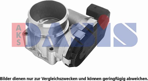 AKS Dasis 047083N - Патрубок дросельної заслінки autocars.com.ua