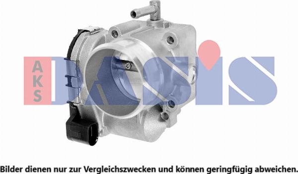 AKS Dasis 047085N - Патрубок дросельної заслінки autocars.com.ua
