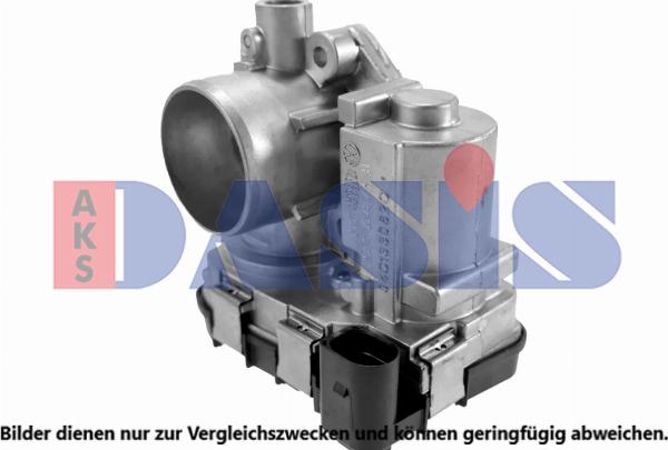 AKS Dasis 047086N - Патрубок дросельної заслінки autocars.com.ua