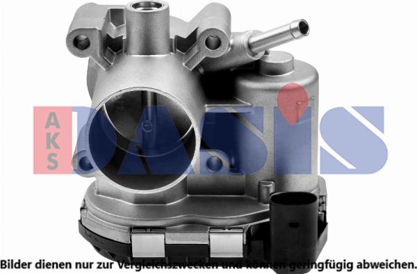 AKS Dasis 047087N - Патрубок дросельної заслінки autocars.com.ua