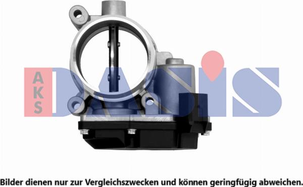 AKS Dasis 047088N - Патрубок дросельної заслінки autocars.com.ua