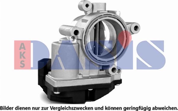 AKS Dasis 047089N - Патрубок дросельної заслінки autocars.com.ua