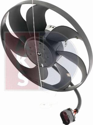 AKS Dasis 048158N - Електродвигун, вентилятор радіатора autocars.com.ua