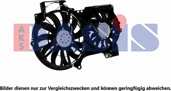 AKS Dasis 048195N - Вентилятор, охолодження двигуна autocars.com.ua