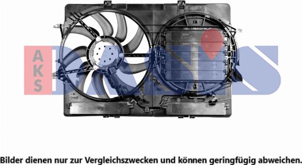 AKS Dasis 048197N - Вентилятор, охолодження двигуна autocars.com.ua