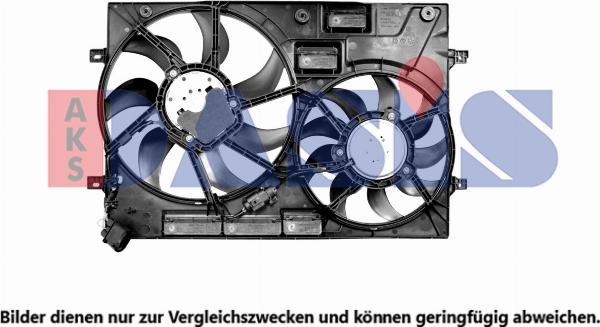 AKS Dasis 048202N - Вентилятор, охолодження двигуна autocars.com.ua