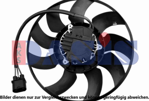 AKS Dasis 048203N - Вентилятор, охолодження двигуна autocars.com.ua