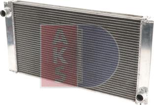 AKS Dasis 050002AL - Радіатор, охолодження двигуна autocars.com.ua