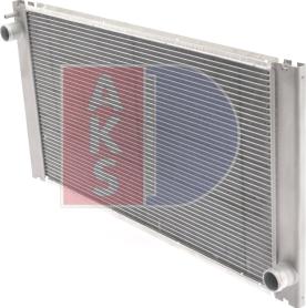 AKS Dasis 050002N - Радіатор, охолодження двигуна autocars.com.ua
