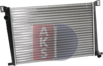 AKS Dasis 050031N - Радіатор, охолодження двигуна autocars.com.ua
