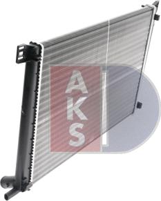 AKS Dasis 050031N - Радіатор, охолодження двигуна autocars.com.ua