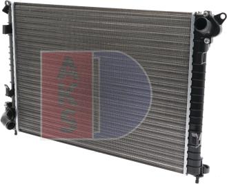 AKS Dasis 050035N - Радиатор, охлаждение двигателя autodnr.net