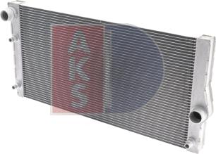 AKS Dasis 050055N - Радіатор, охолодження двигуна autocars.com.ua