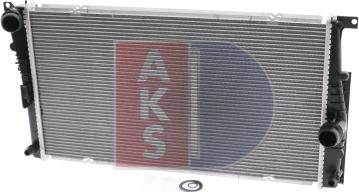 AKS Dasis 050067N - Радіатор, охолодження двигуна autocars.com.ua