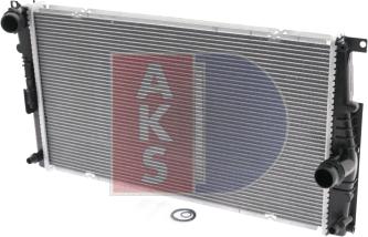 AKS Dasis 050067N - Радіатор, охолодження двигуна autocars.com.ua