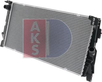 AKS Dasis 050093N - Радіатор, охолодження двигуна autocars.com.ua