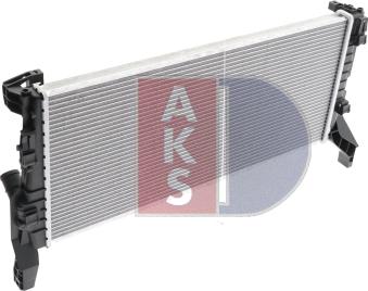 AKS Dasis 050104N - Радіатор, охолодження двигуна autocars.com.ua