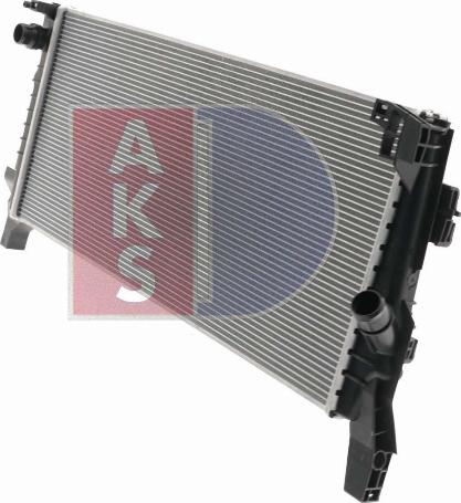 AKS Dasis 050105N - Радіатор, охолодження двигуна autocars.com.ua
