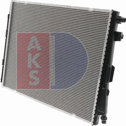 AKS Dasis 050123N - Радіатор, охолодження двигуна autocars.com.ua