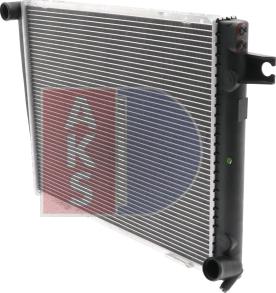 AKS Dasis 050200N - Радіатор, охолодження двигуна autocars.com.ua