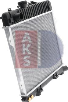 AKS Dasis 050230N - Радіатор, охолодження двигуна autocars.com.ua