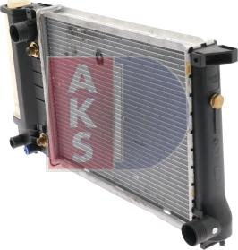 AKS Dasis 050720N - Радіатор, охолодження двигуна autocars.com.ua