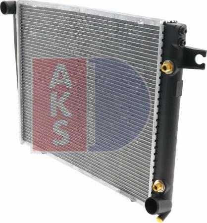 AKS Dasis 050880N - Радіатор, охолодження двигуна autocars.com.ua