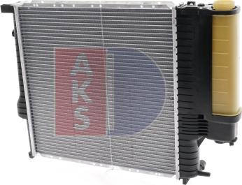 AKS Dasis 050980N - Радіатор, охолодження двигуна autocars.com.ua