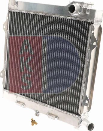 AKS Dasis 051400AL - Радіатор, охолодження двигуна autocars.com.ua