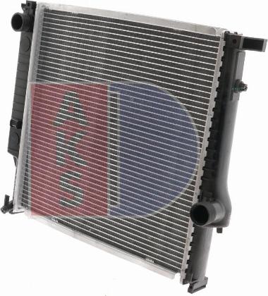 AKS Dasis 051520N - Радіатор, охолодження двигуна autocars.com.ua