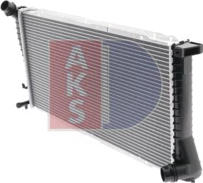 AKS Dasis 051540N - Радіатор, охолодження двигуна autocars.com.ua