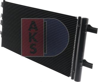 AKS Dasis 052029N - Конденсатор, кондиціонер autocars.com.ua