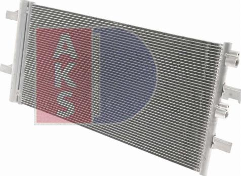 AKS Dasis 052033N - Конденсатор, кондиціонер autocars.com.ua