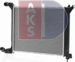 AKS Dasis 054000N - Радіатор, охолодження двигуна autocars.com.ua