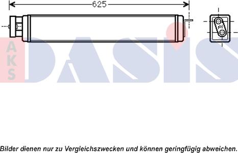 AKS Dasis 056035N - Масляний радіатор, рухове масло autocars.com.ua