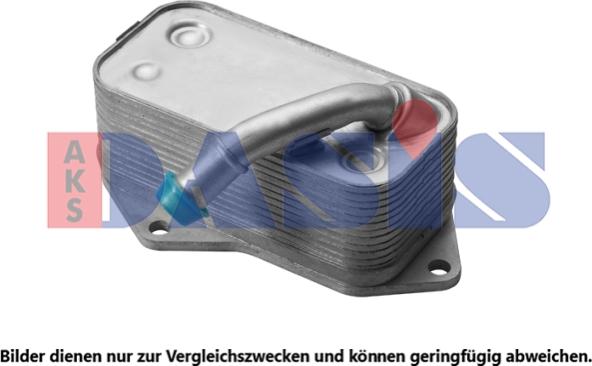 AKS Dasis 056043N - Масляний радіатор, рухове масло autocars.com.ua