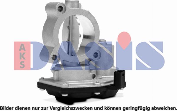 AKS Dasis 057053N - Патрубок дросельної заслінки autocars.com.ua