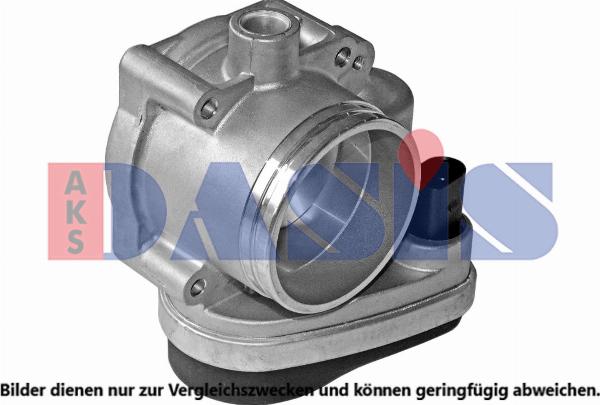 AKS Dasis 057055N - Патрубок дросельної заслінки autocars.com.ua