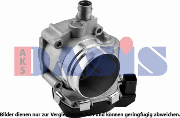 AKS Dasis 057056N - Патрубок дросельної заслінки autocars.com.ua