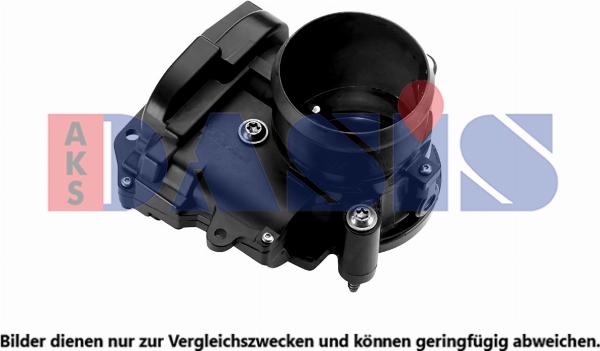 AKS Dasis 057059N - Патрубок дросельної заслінки autocars.com.ua
