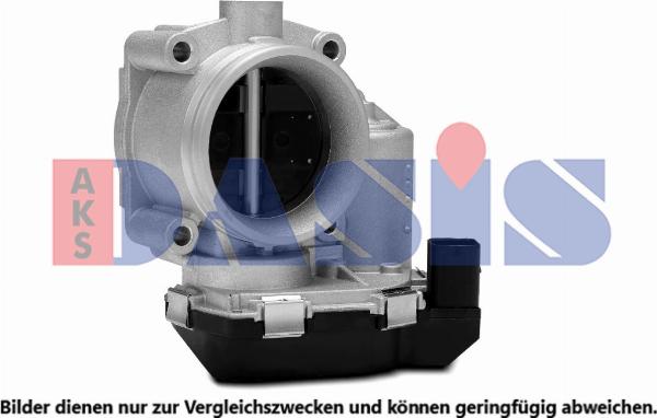 AKS Dasis 057060N - Патрубок дросельної заслінки autocars.com.ua