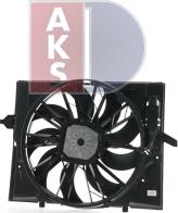 AKS Dasis 058068N - Вентилятор, охолодження двигуна autocars.com.ua