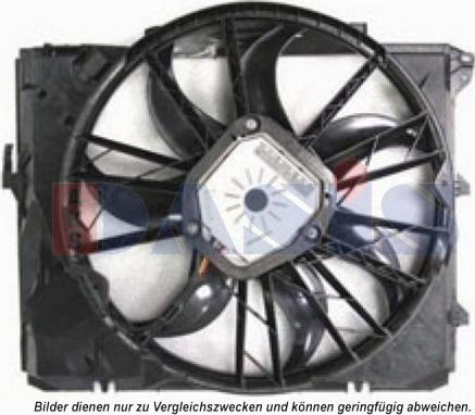 AKS Dasis 058072N - Вентилятор, охолодження двигуна autocars.com.ua