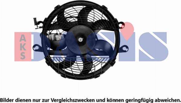 AKS Dasis 058126N - Вентилятор, охолодження двигуна autocars.com.ua