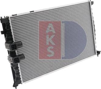 AKS Dasis 060012N - Радіатор, охолодження двигуна autocars.com.ua