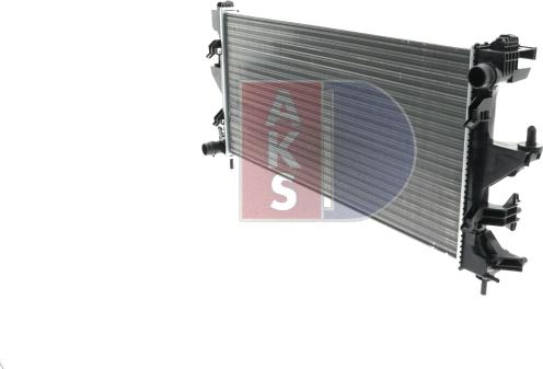 AKS Dasis 060022N - Радіатор, охолодження двигуна autocars.com.ua