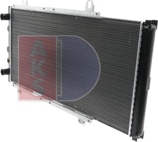 AKS Dasis 060040N - Радіатор, охолодження двигуна autocars.com.ua