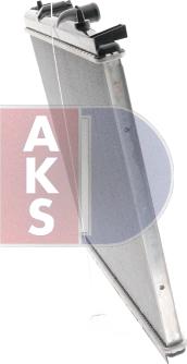 AKS Dasis 060049N - Радіатор, охолодження двигуна autocars.com.ua