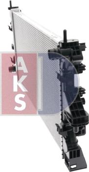 AKS Dasis 060091N - Радіатор, охолодження двигуна autocars.com.ua