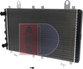 AKS Dasis 060120N - Радіатор, охолодження двигуна autocars.com.ua